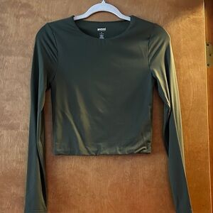 Francesca's Collections Olive Long Sleeve Top